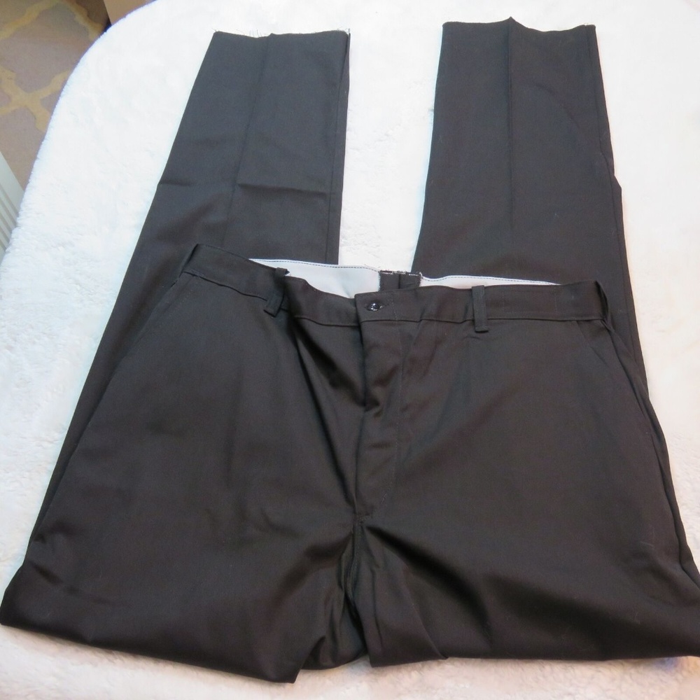 Law Pro Trouser Uniform Black Flat Front Work